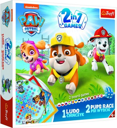 TREFL PAW PATROL 2 in 1 žaidimas „Šuniukai-patruliai“