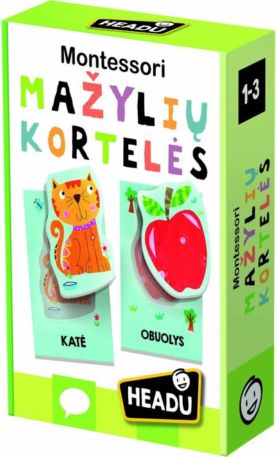 HEADU „Montessori“ žaidimas „Lytėjimo biblioteka“