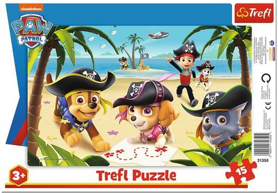 TREFL PAW PATROL dėlionė „Šuniukai-patruliai“, 15 det.