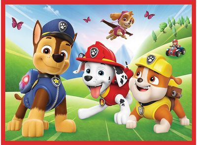 TREFL PAW PATROL 30+ 48+ 24 memo kortelės dėlionė-žaidimas