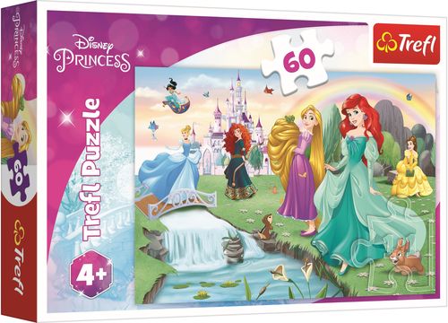 TREFL DISNEY PRINCESS Dėlionė „Princesės“ 60 det. dovanos nuotrauka