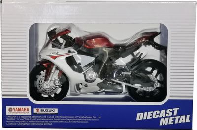 MSZ Motociklas YAMAHA YZF-R1, 1:18