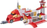 TEAMSTERZ Ugniagesių sunkvežimis su 5 transporto priemonėmis, 55 cm