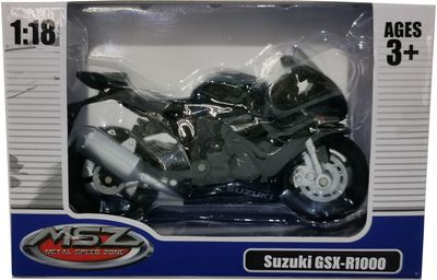 MSZ Motociklas SUZUKI GSR-R1000, 1:18