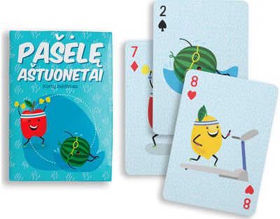 Kortų žaidimas PAŠĖLĘ AŠTUONETAI