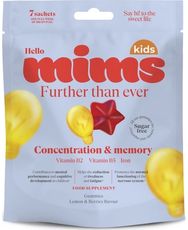 Guminukai su vitaminais MIMS Concentration & memory