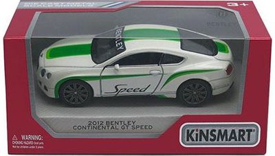 KINSMART Automobilis BENTLEY CONTINENTAL GT SPEED 2012, 12 cm
