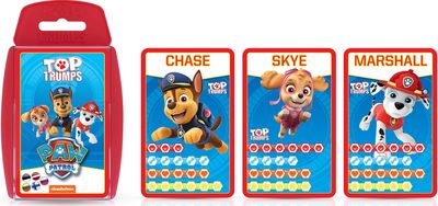 PAW PATROL Top Trumps kortų žaidimas „Šuniukai-patruliai“