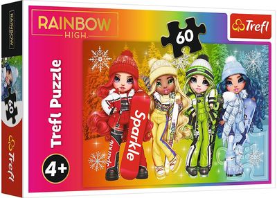 TREFL RAINBOW HIGH Dėlionė „Rainbow High“, 60 det.