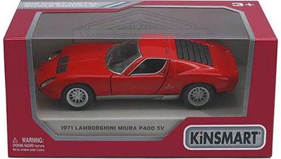 KINSMART Automobilis 1971 LAMBORGHINI MIURA, 1:38