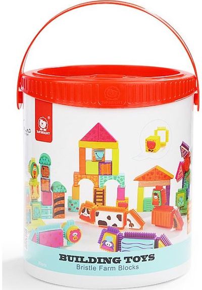 TOPBRIGHT Kaladėlių rinkinys „Ūkis“, 80 vnt.