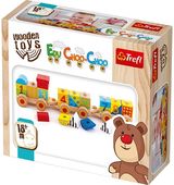 TREFL WOODEN TOYS Mokomasis traukinukas