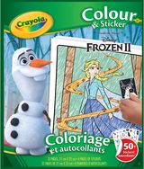 CRAYOLA FROZEN Spalvinimo knygelė su lipdukais Ledo šalis