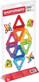 MAGFORMERS Magnetinis rinkinys „Trikampiai“, 8 vnt.