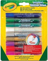 CRAYOLA Blizgantys klijai, 9 vnt.