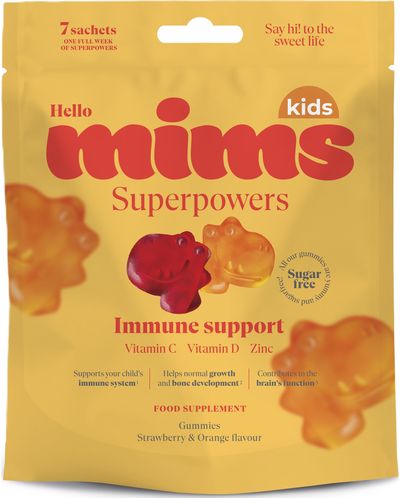 Guminukai su vitaminais MIMS Immune support kids