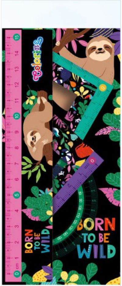 Liniuočių rinkinys COLORINO Wildkid, 4 dalys