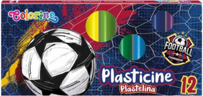 Plastilinas COLORINO Football, 12 spalvų