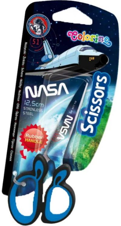 Žirklės COLORINO Nasa, 12,5 cm