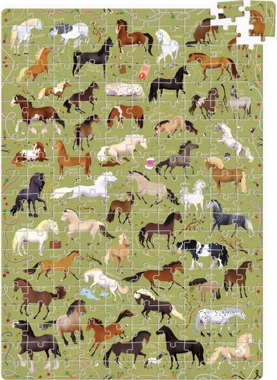 Dėlionė BANANAPANDA Puzzlove Horses 200 det.