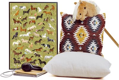 Dėlionė BANANAPANDA Puzzlove Horses 200 det.