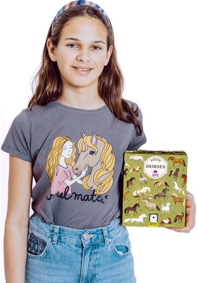 Dėlionė BANANAPANDA Puzzlove Horses 200 det.