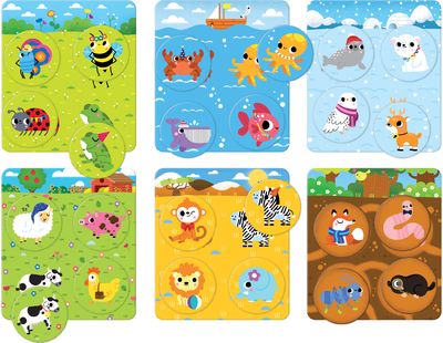 Lavinamasis žaidimas BANANAPANDA Let’s Play Animal Bingo