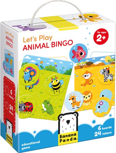 Lavinamasis žaidimas BANANAPANDA Let’s Play Animal Bingo