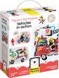 Lavinamasis žaidimas BANANAPANDA Figure It Out Puzzles Vehicles in Action