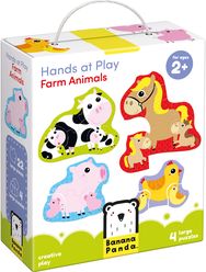 Lavinamasis žaidimas BANANAPANDA Hands at Play Farm Animlas