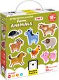 Lavinamoji dėlionė BANANAPANDA Progressive Puzzles Farm Animals