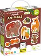 Lavinamoji dėlionė BANANAPANDA Progressive Puzzles Forest Animals 2+