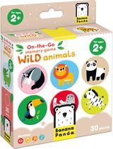 Lavinamasis žaidimas On-the-Go Memory Game Wild Animals 2+