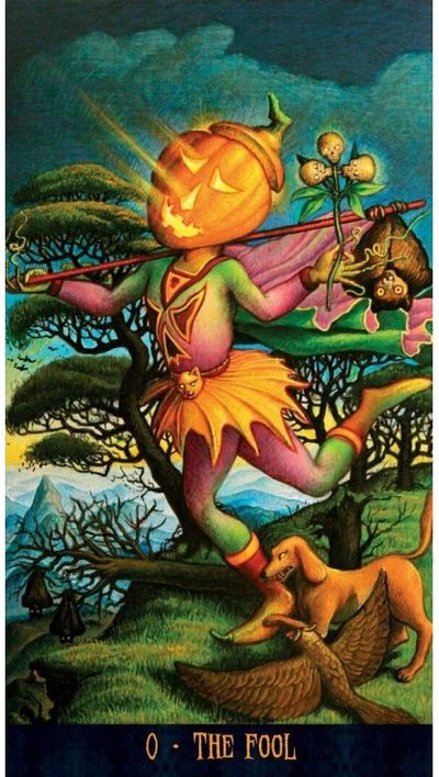 Taro kortos JACK-O´-LANTERN TAROT (EN)