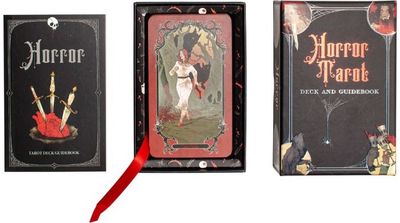 Taro kortos HORROR TAROT DECK AND GUIDEBOOK