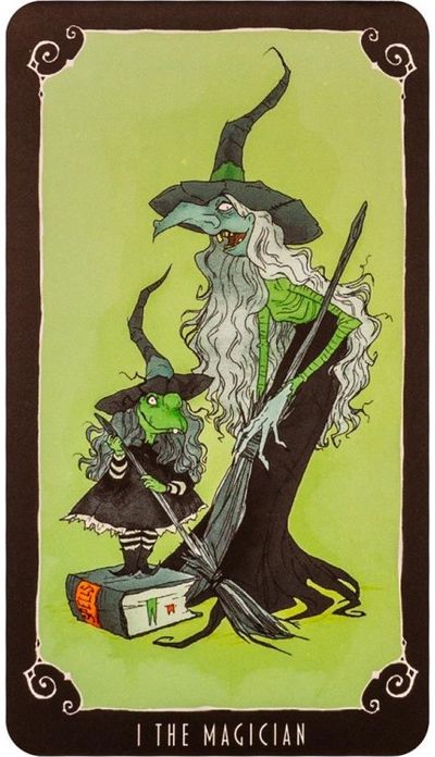 Taro kortos THE NIGHTMARE BEFORE CHRISTMAS TAROT DECK AND GUIDEBOOK