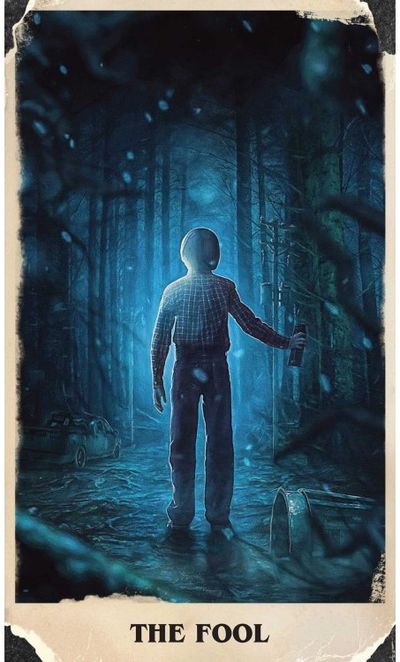 Taro kortos STRANGER THINGS TAROT DECK AND GUIDEBOOK