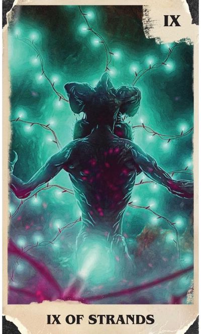 Taro kortos STRANGER THINGS TAROT DECK AND GUIDEBOOK