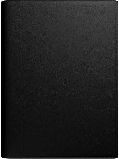 Darbo knyga A4 FUTURA PU SPIREX 2025, juoda