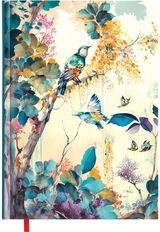 Darbo knyga A5 BUSINESS DAY 2024 blue bird