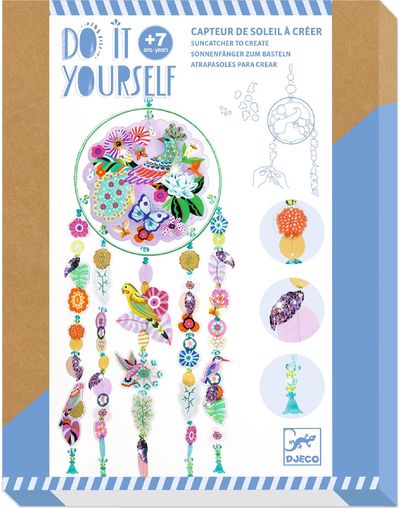 Kūrybinis rinkinys DJECO DIY Suncatcher Paradise bird
