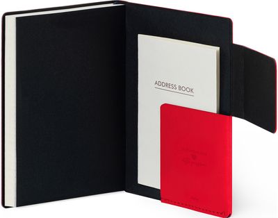 Darbo knyga LEGAMI 2024 SMALL 13,5x9,5 cm, savaitė atvarte RED