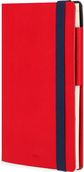 Darbo knyga LEGAMI 2024 SMALL 13,5x9,5 cm, savaitė atvarte RED