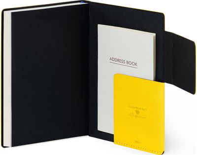 Darbo knyga LEGAMI 2024 SMALL 13,5x9,5 cm, savaitė atvarte YELLOW
