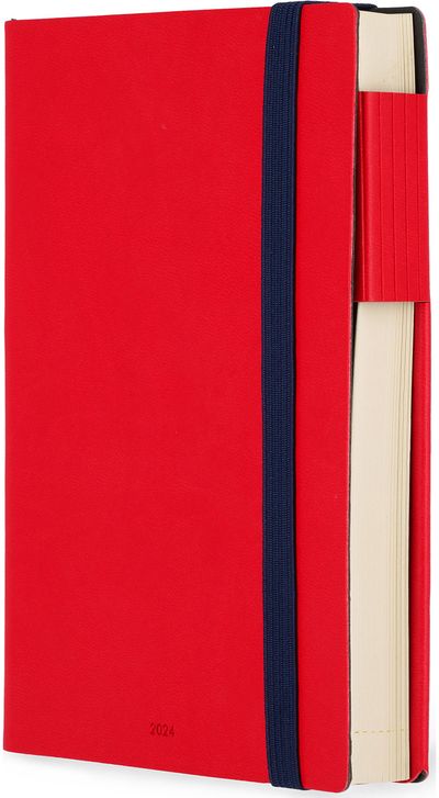 Darbo knyga LEGAMI 2024 MEDIUM 18x12, diena puslapyje RED