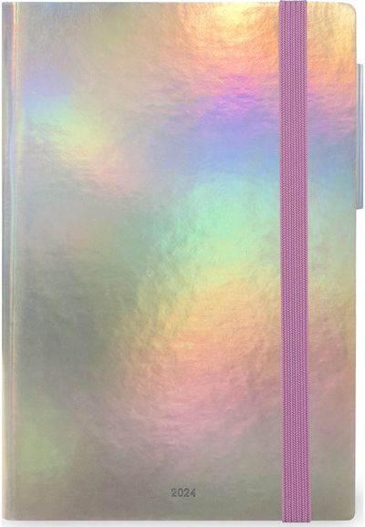 Darbo knyga LEGAMI 2024 MEDIUM 18x12, savaitė atvarte HOLO