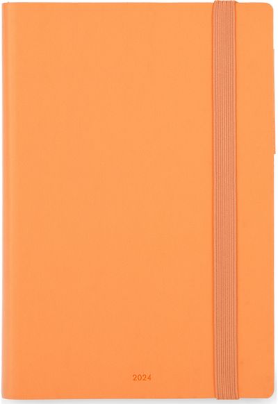 Darbo knyga LEGAMI 2024 MEDIUM 18x12, savaitė atvarte ORANGE