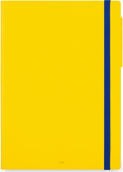 Darbo knyga LEGAMI 2024 MAXI 26,5x19,5, savaitė atvarte YELLOW