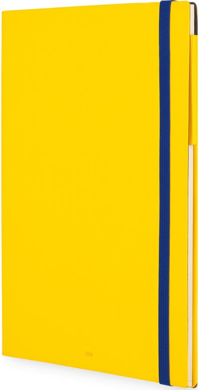 Darbo knyga LEGAMI 2024 MAXI 26,5x19,5, savaitė atvarte YELLOW