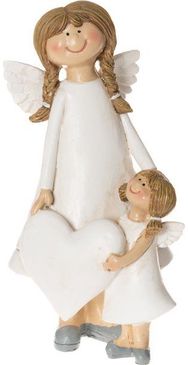Winteria dekoracija ANGELAS su vaiku, 13 cm
